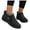 Black, variant on Snow Boots for Women Comfortable Warm Furry Lined Ankle Booties Outdoor Slip On Water-proof Walking Shoes
