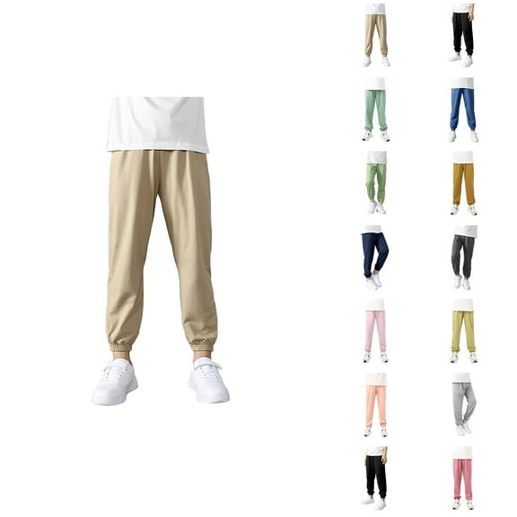 Little Girls Clothes Girls Pants Girls' Autumn Style Leggings Pants Sports Elastic Children's Pants Baby's Boys Pants