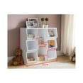 thumbnail image 3 of KB R1011 Wood 8 Shelf Bookcase - White, 3 of 4