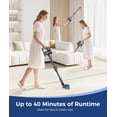 thumbnail image 6 of KISSAIR Cordless Vacuum Cleaners rechargeable 50min 2200mah Lightweight Led Display Screen Stick Vacuum Cleaners for Home Carpet Hardwood Floor Pet Hair, Grey, 6 of 9