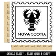 thumbnail image 2 of Nova Scotia Canada Destination Travel Square Rubber Stamp Stamping Scrapbooking Crafting - Medium 1.75in, 2 of 7