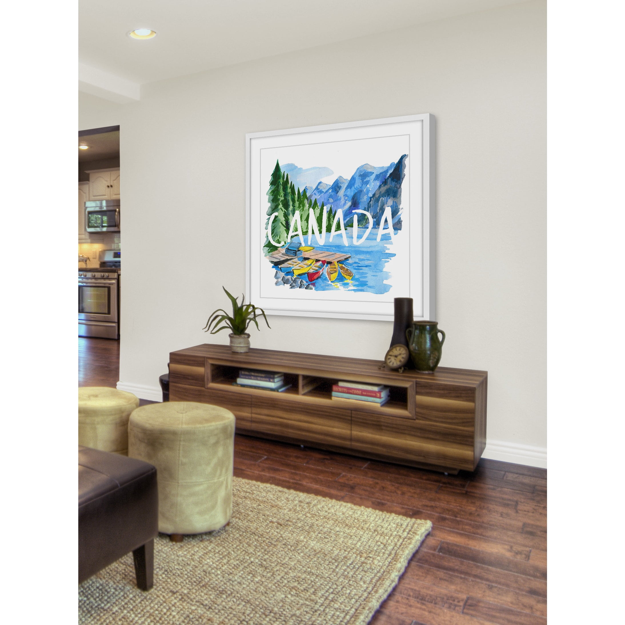 "Banff National Park (Canada)" Framed Painting Print