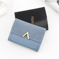thumbnail image 4 of Cartera pequeña estilo coreano para mujer, tarjetero corto, billetera triple, tarjetero para mujer, minitarjetero, 4 of 6