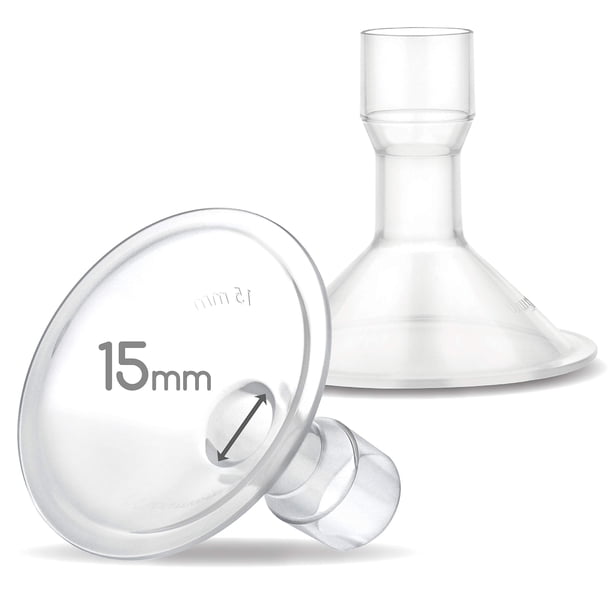 Protectores de extracción de leche Maymom MyFit de 15 mm, 2 unidades, compatibles con Medela