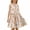 E044-Multicolor, variant on hengsof Girls Summer Sleeveless Beach Dress Floral Print Round Neck Cotton Soft Casual Sundress Sweet Princess Daily Wear for Kids