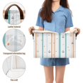 thumbnail image 5 of Yayeee Foldable Storage Basket for Shelves with Handles Set of 2 Waterproof Cloth Bins, Cute Nautical Pattern, 5 of 7