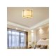 thumbnail image 4 of KCO Lighting Flush Mount Ceiling Light 4 Lights Brushed Brass Gold Ceiling Lamp Mid Century Modern Ceiling Lights Fixture With Drum Fabric Diffuser Fo, 4 of 5