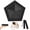 Black, variant on Mini Umbrella for Travel, Japan Pencil Umbrella Ultra Light Compact Folding Pocket Parasol, Upf 50+ Sun Protection Rain Shade Small Portable for Backpack Handbag Beach Commute Outdoor