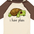 thumbnail image 4 of Inktastic Baby Turtle Plans- cute Boys or Girls Long Sleeve Baby Bodysuit, 4 of 5