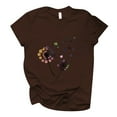 thumbnail image 2 of Pntutb Camiseta de moda para mujer Blusa con estampado de letras de manga corta y cuello redondo para mujer Pntutb Pntutb-3775, 2 of 8