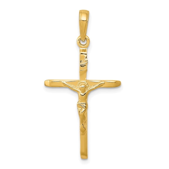 Finest Gold 10K Crucifix Pendant