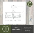 thumbnail image 4 of Acadia 20-in W Bronze Rustic Wildlife Drum Ceiling Fandelier with Light Kit and Remote, 4 of 10