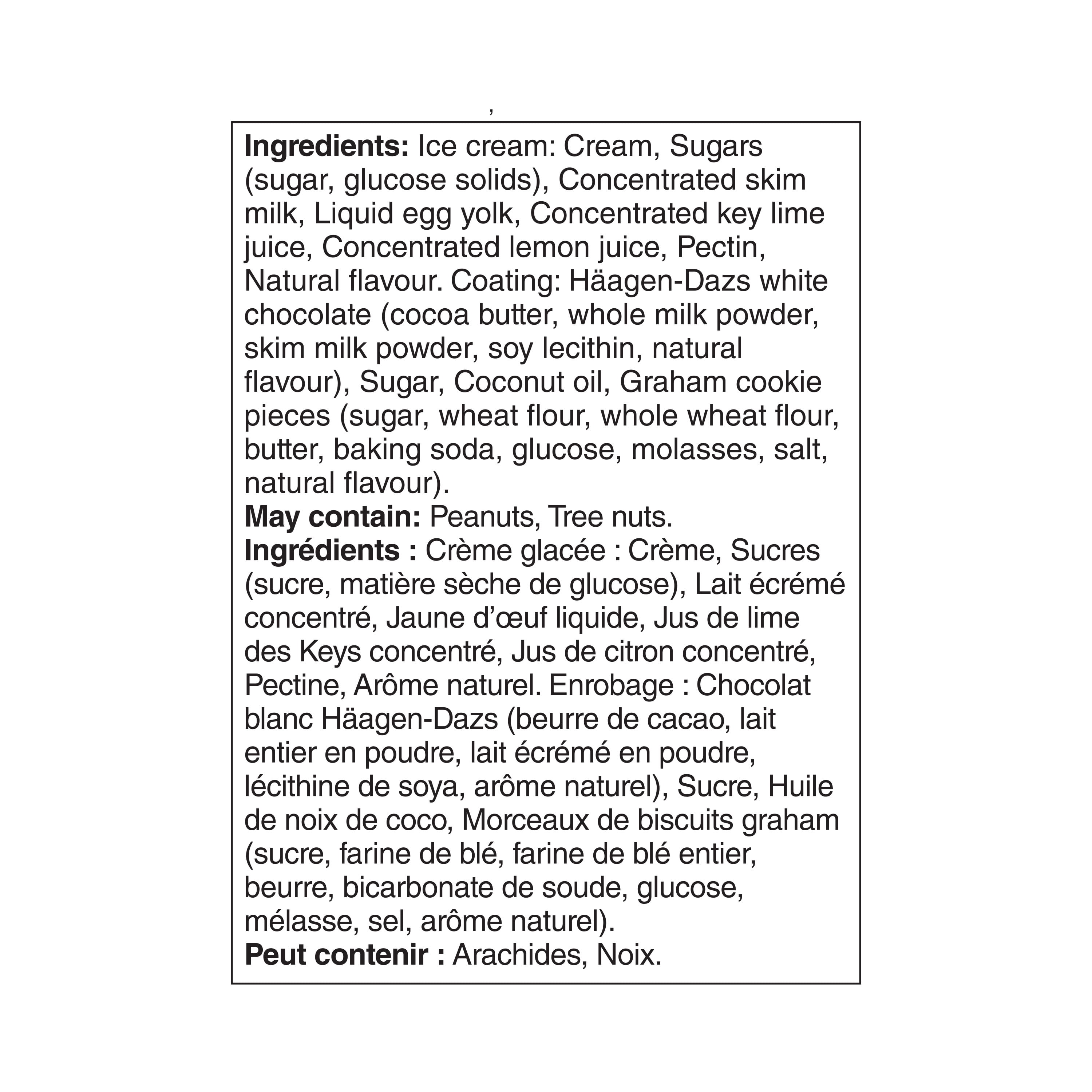 EXTRÄAZ Key Lime Pie Ice Cream Bars, Key Lime Pie Ice Cream In A White Chocolatey Coating Filled With Graham Pieces, Crafted In Canada, No Artificial Colours Or Flavours, 216 mL