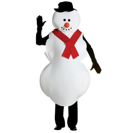 Mr. Snowman Adult Costume - One Size 42-48