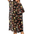thumbnail image 3 of Xoenoiee Horse Rose Trophy Horseshoe Pattern Women's UPF 50+ Swim Cover Up Sun Protection Lightweight Boho Kimono Cardigans Short Sleeve Beach Cover Ups for Women, 3 of 7