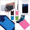 thumbnail image 5 of Cell Phone Card Wallet 4 Pcs Phone Wallet Phone Card Holder Cell Phone Case Adhesive for Stick on Adhesive Silicone Credit Card Holder Most Smartphones, 5 of 5