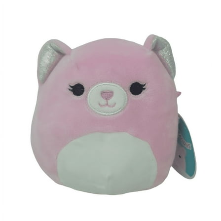 Squishmallows Official Kellytoys Plush 5 Inch Zaya the Pink Bear Ultimate Soft Stuffed Toy