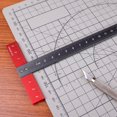 thumbnail image 2 of facefd T Square Ruler Aluminum Alloy Precise Angle for Art Framing DIY 170Mmx85mm, 2 of 9