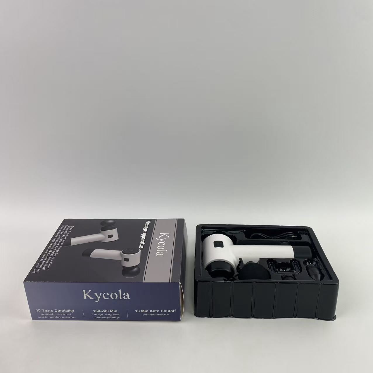 Kycola Massage apparatus,Massage Gun Deep Tissue Percussion with Metal Head Therapy, Professional Muscle Massage Gun for Athletes, Electric Massager Gun for Pain Relief