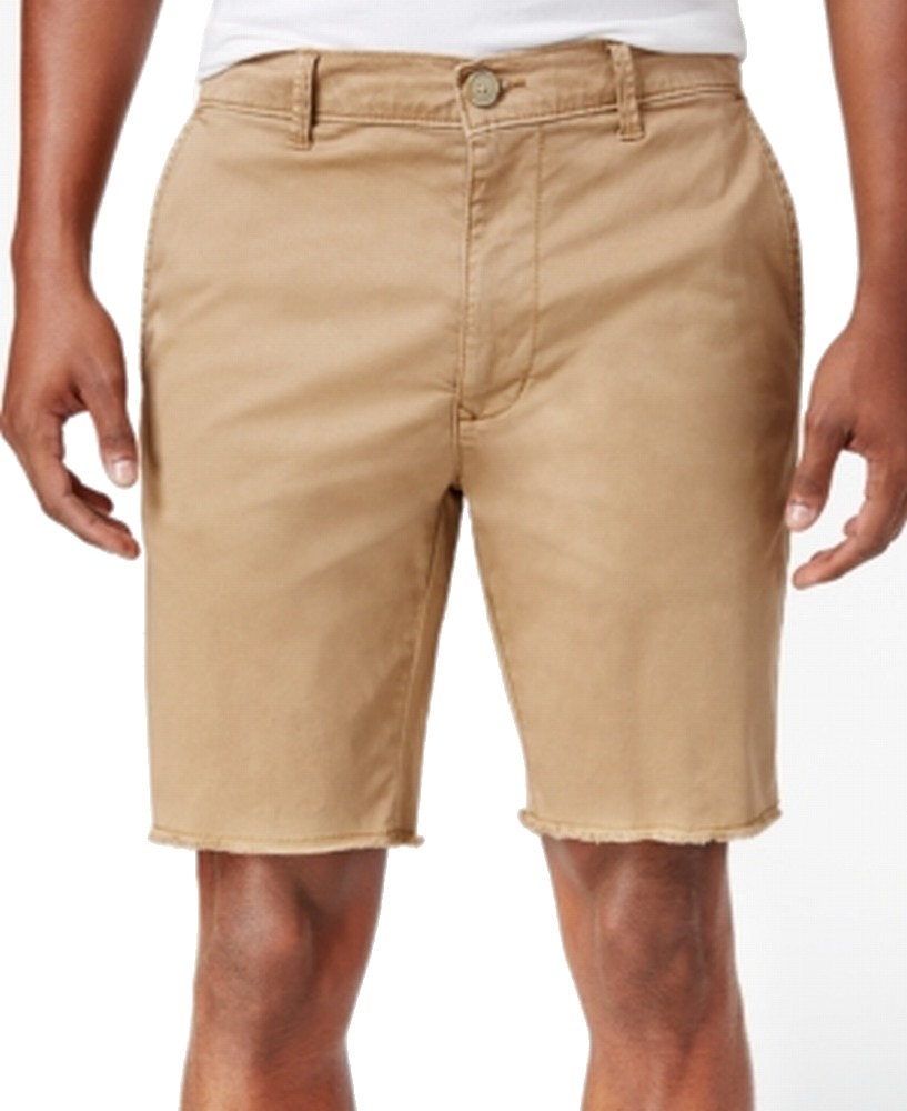 mens cut off chino shorts