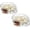 2pcs, variant on Glass Shell Dumpling Tray, Sauce Divider Serving Plate (1pc) | Shell-shaped glass serving plate, suitable for dumplings, snacks, desserts, salads, and appetizers.