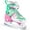 Pink, variant on Adjustable Ice Skates for Kids, Snowflake Girl's Ice Hockey Skates for Boys Youth Toddlers, Fun Beginner Ice Skating Shoes with Soft and Comfortable Lining