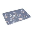 thumbnail image 2 of Haiem Watercolor Flowers Butterfly Front Door Mat Indoor Outdoor Entrance, Waterproof All-Season, All-Weather Doormat, Durable Flannel Fabric, Fade Resistant, Low Profile, 16x24in, 2 of 9