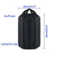 thumbnail image 3 of GOGHOST Compression Stuff Sack, 20L/45L Sleeping Bag Cover Sack Sleeping Bags Storage Stuff Sack Organizer - Great Sleeping Bags Clothes Camping Hiking Backpacking, 3 of 7