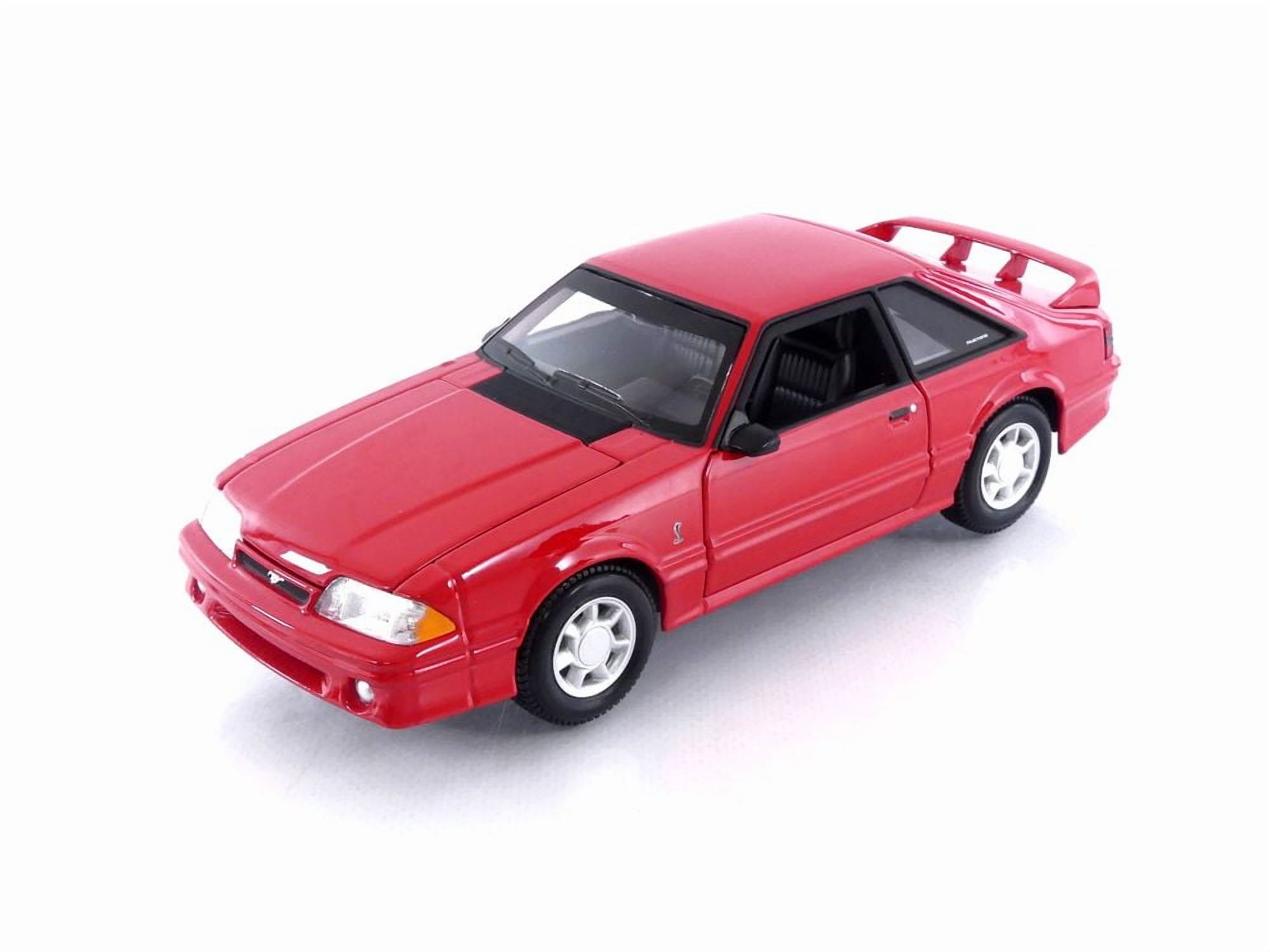 Maisto Modèle Miniature Ford Mustang Street Racer 2014 - Échelle 1/24, Couleur Aléatoire (Blanc/Vert), 30 Cm - 3