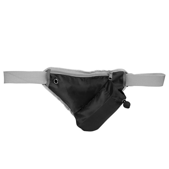 Triangular Mountaineering Cycling Running Lightweight Packet Outdoor Sports Multifunction Mobile Phone Water Bottle Waist Hanging BagBlack