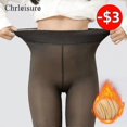 thumbnail image 2 of Medias cálidas de invierno Pantimedias sexis de vellón para mujer Pantimedias térmicas de cintura alta Pantimedias translúcidas falsas Pantimedias -5064046171136 Grueso220g Terciopelo Piel sólida 2, 2 of 5