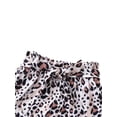 thumbnail image 4 of Faithtur Girl Solid Color Suspender Cropped Tops and Leopard Shorts Set, 4 of 10