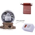 thumbnail image 6 of H&D Crystal Buddha Statue Buddha Figurine - 3D Crystal Ball with Stand (Clear), 6 of 6