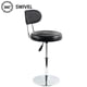 thumbnail image 5 of Taburete FURWOO de piel sintética SPA Salon con respaldo negro, 5 of 8