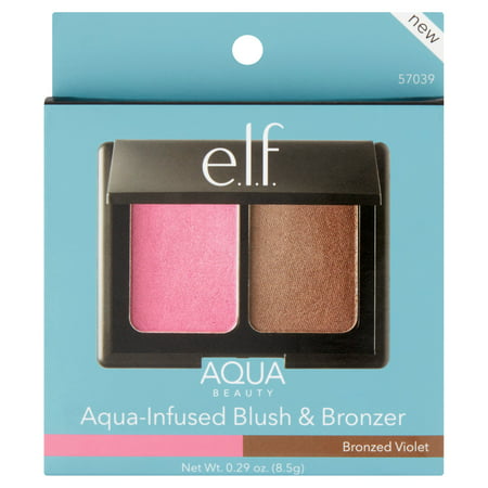 e.l.f. Cosmetics Aqua Beauty Blush & Bronzer, Bronzed (Best Bronzer And Blush Palette)