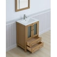 thumbnail image 6 of Vanity Art 24" Single Sink Freestanding Bathroom Vanity Set with Ceramic Top and Mirror, 6 of 7
