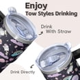 thumbnail image 4 of 20OZ Unicorn Tumbler with Handle Stainless Steel Insulated Mug for Coffee Tea Perfect Presents for Women Unicorn Lovers Suitable for Birthday Christmas and Breakfast Dates, 4 of 6