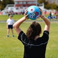 thumbnail image 3 of Balón de Fútbol Vizari Blossom azul y rosa Tamaño 5, 3 of 5