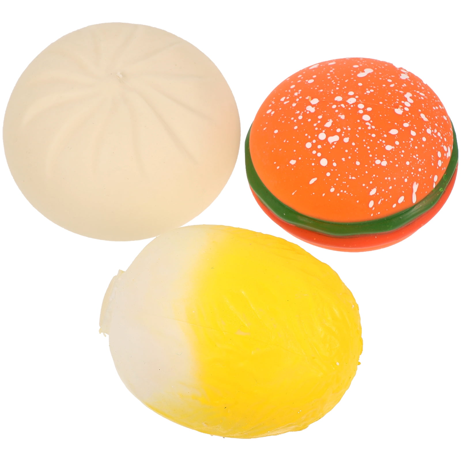 NUOLUX 1 Set of Food Squeeze Toys Steamed Bun Burger Cabbage Sensory