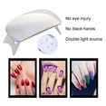 thumbnail image 3 of Manicure Lamp 1 Set Quick-drying No Black Hand Useful Home Travel Use Mini Nail Polish Dryer, 3 of 5