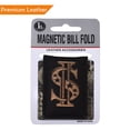 thumbnail image 2 of Leatherboss Genuine Leather Men Dollar Print Strong Magnetic Money Clip, Black, 2 of 7
