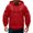 05Red, variant on Dwelliawo Cargo Hoodies for Men Quarter Zip Cargo Pullover Hoodie Fashion Hooded Sweatshirts Winter Tactical Sweatshirts with Pockets Black L