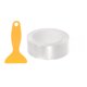 thumbnail image 1 of Tira Cinta de mortero 1.6"x33 Pies Impermeable Sellado Cinta con Sellado Herramienta para Cocina Fregadero Ba?era Ducha Inodoro, Transparente Unique Bargains masilla de cinta, 1 of 7