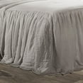 thumbnail image 3 of Lush Decor Ruffle Skirt Bedspread Gray 3Pc Set Queen, 3 of 7