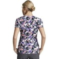thumbnail image 3 of Dickies EDS Scrubs Top For Women V-Neck Print DK852, S, Camo Buds, 3 of 6