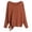 Coffee, variant on Loose Fitting Plus Size Pullover Knit Batwing Sweater Top With Drawstring