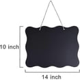 thumbnail image 2 of Large Chalkboards 10x14 Inch Double Sided Erasable Signs Message Board 2-pack, 2 of 5
