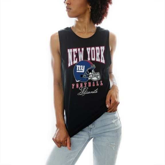 Women's Gameday Couture Black New York Giants Preseason Opener Racerback Tank Top