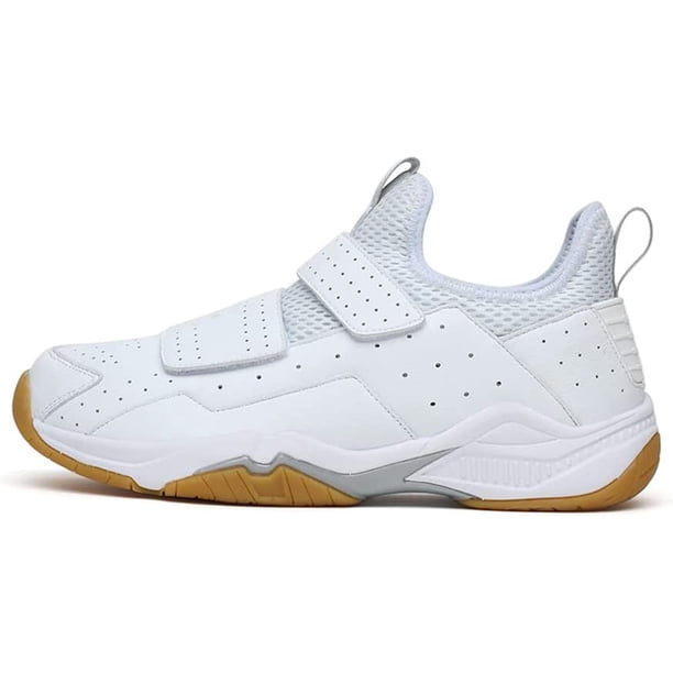 Xishao Zapatos ligeros de voleibol para mujer, zapatos de racquetbol, zapatos de entrenamiento para mujer, tenis de bádminton para cancha Xishao ropa