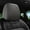 Gray, variant on Black Premium Cloth Headrest Cover For Car, Truck, SUV, Auto